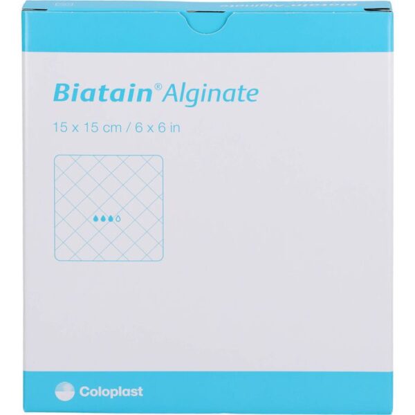 BIATAIN Alginate Kompressen 15x15 cm 10 St.