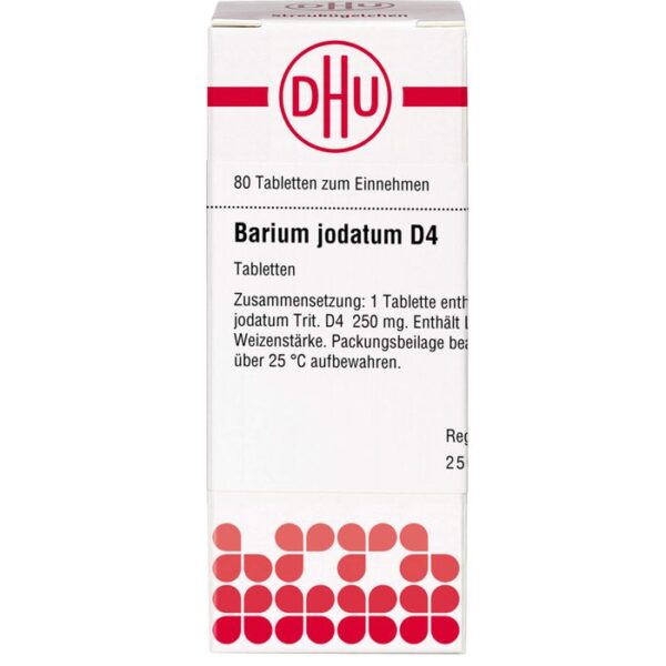 BARIUM JODATUM D 4 Tabletten 80 St.