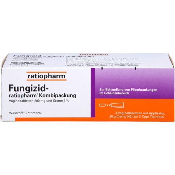 FUNGIZID-ratiopharm 3 Vag.-Tbl.+ 20g Creme 1 P