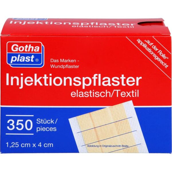 GOTHAPLAST Injektionspfl.1,25x4 cm 350 St.