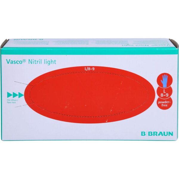 VASCO Nitril light Untersuchungshandschuhe L 100 St.