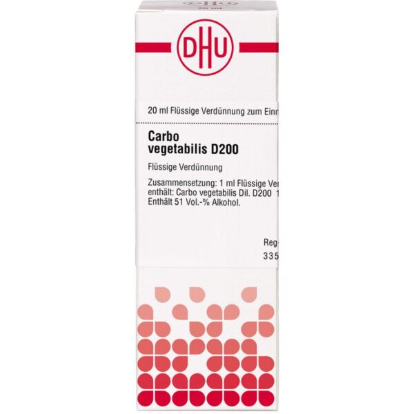 CARBO VEGETABILIS D 200 Dilution 20 ml