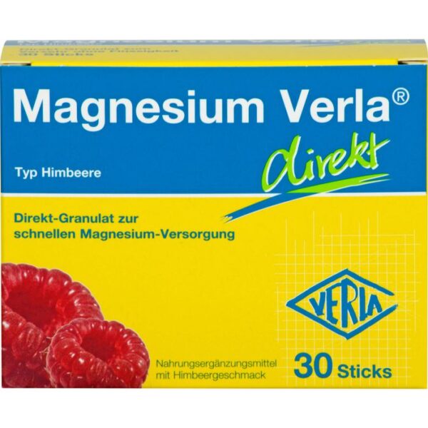 MAGNESIUM VERLA direkt Himbeere Granulat 30 St.