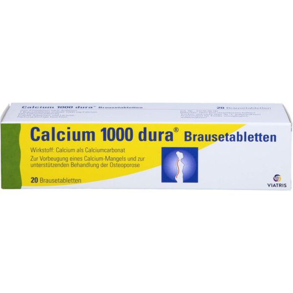 CALCIUM 1000 dura Brausetabletten 20 St.