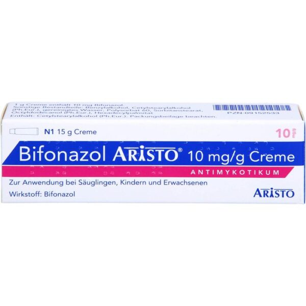 BIFONAZOL Aristo 10 mg/g Creme 15 g