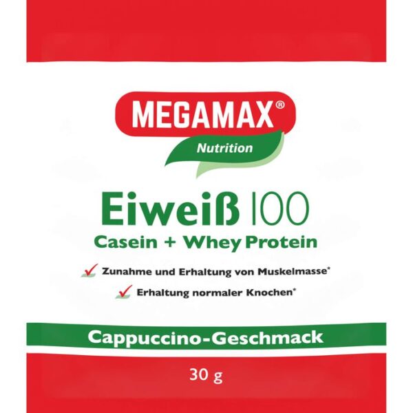 EIWEISS 100 Cappuccino Megamax Pulver 30 g