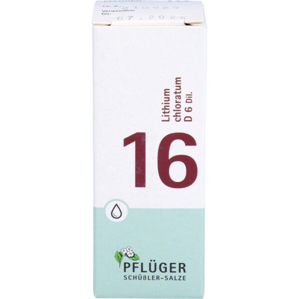 BIOCHEMIE Pflüger 16 Lithium chloratum D 6 Tropfen 30 ml