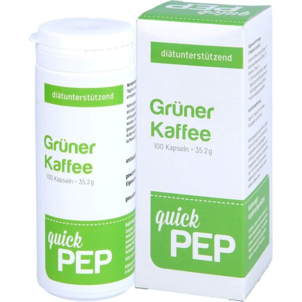 QUICKPEP grüner Kaffee Kapseln 100 St.