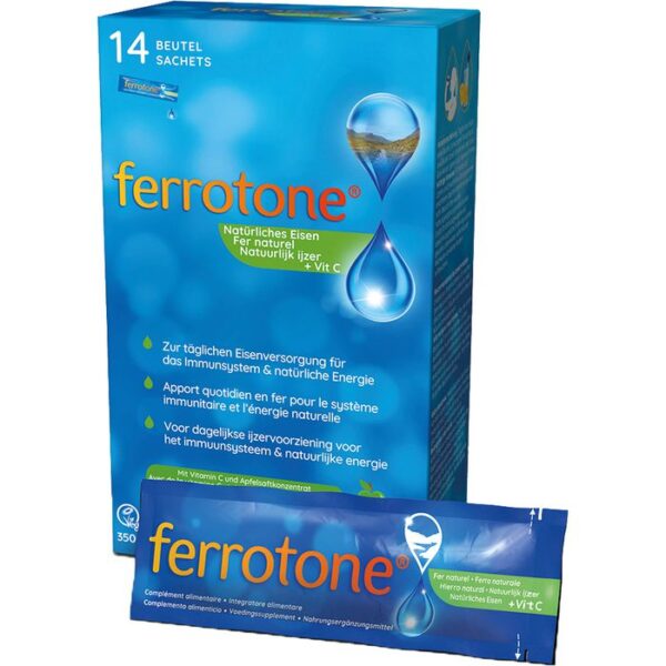 FERROTONE Eisen m.Apfelkonzentrat u.Vitamin C Btl. 350 ml