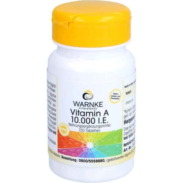 VITAMIN A 10.000 I.E. Tabletten 100 St.