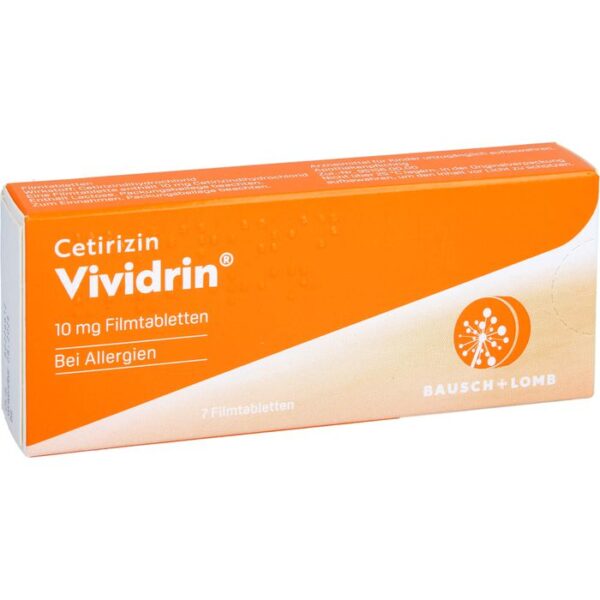 CETIRIZIN Vividrin 10 mg Filmtabletten 7 St.