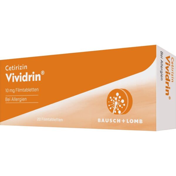 CETIRIZIN Vividrin 10 mg Filmtabletten 20 St.