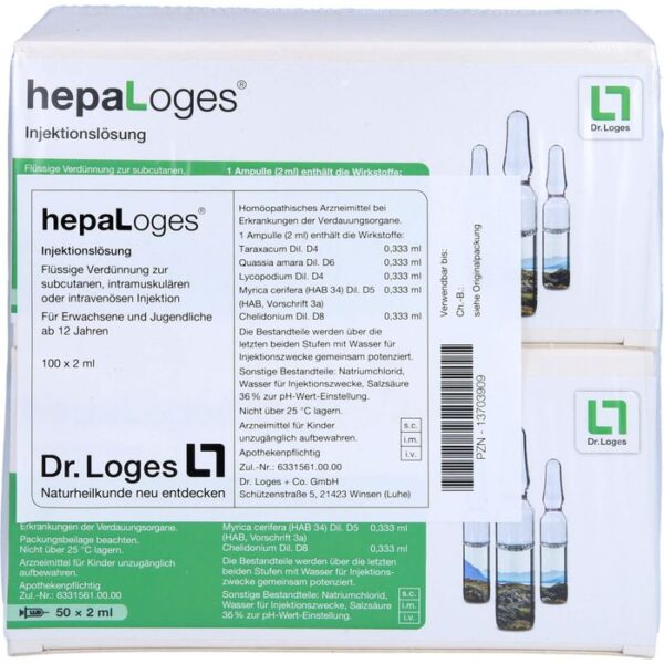 HEPALOGES Injektionslösung Ampullen 200 ml