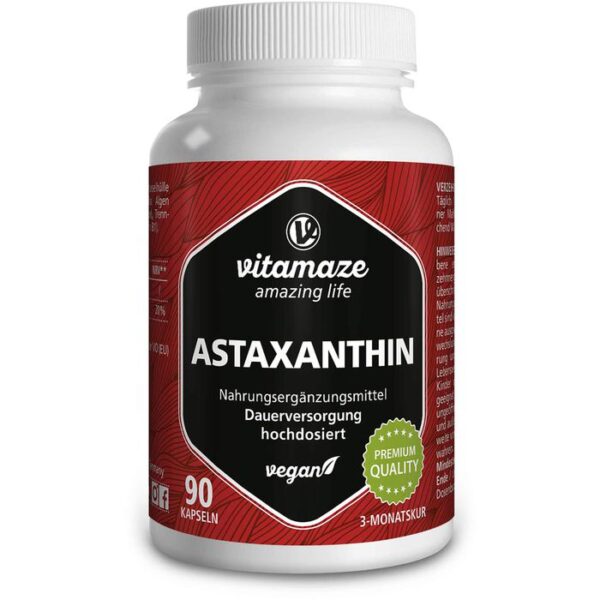 ASTAXANTHIN 4 mg vegan Kapseln 90 St.