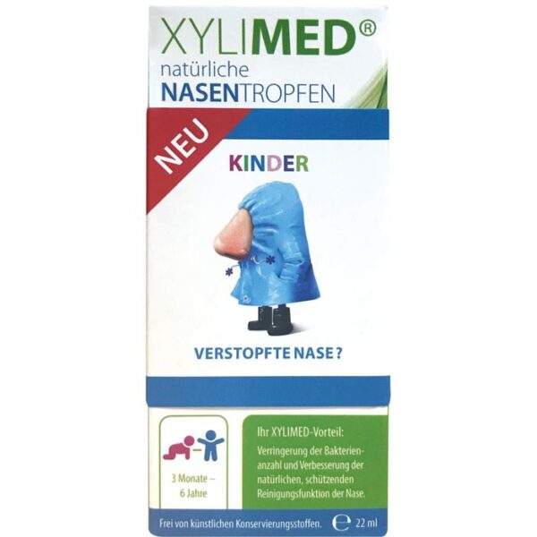 MIRADENT Xylimed Kid's natürliche Nasentropfen 22 ml