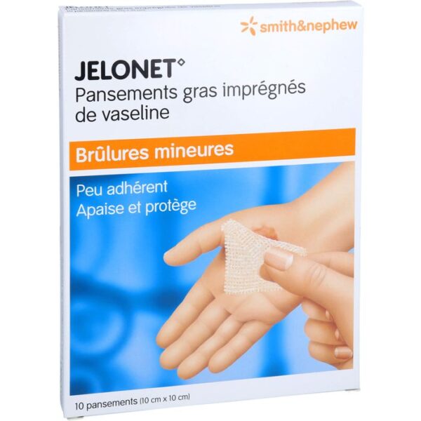 JELONET Paraffingaze 10x10 cm steril 10 St.