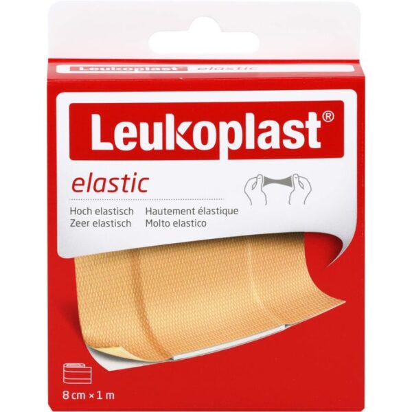 LEUKOPLAST Elastic Pflaster 8 cmx1 m 1 St.