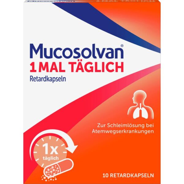 MUCOSOLVAN 1mal täglich Retardkapseln 10 St.