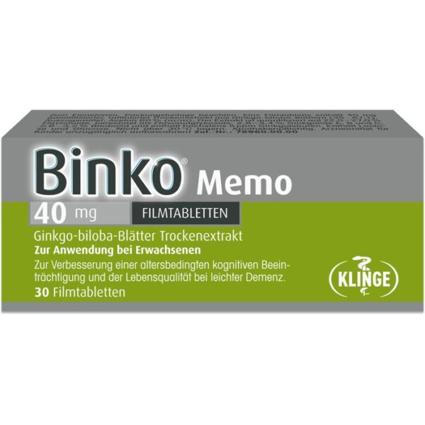 BINKO Memo 40 mg Filmtabletten 30 St.