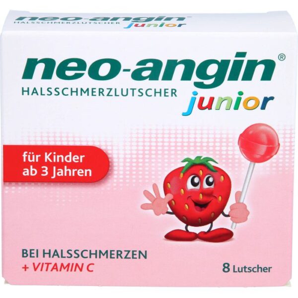 NEO-ANGIN junior Halsschmerzlutscher 8 St.