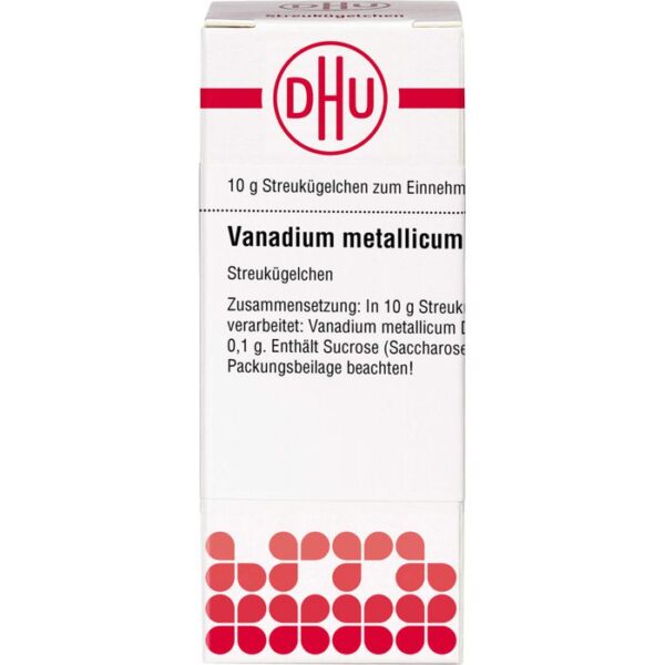 VANADIUM METALLICUM D 12 Globuli 10 g