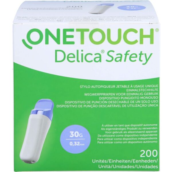 ONE TOUCH Delica Safety Einmalstechhilfe 30 G 200 St.