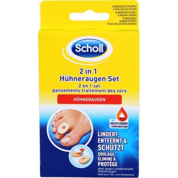 SCHOLL 2in1 Hühneraugen Set 1 P