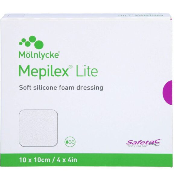 MEPILEX Lite Schaumverband 10x10 cm steril 5 St.