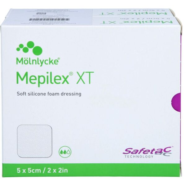 MEPILEX XT 5x5 cm Schaumverband 10 St.