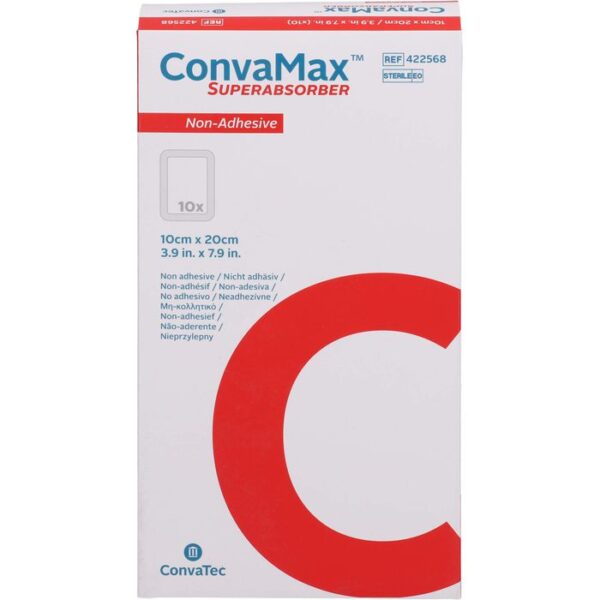 CONVAMAX Superabsorber nicht adhäsiv 10x20 cm 10 St.