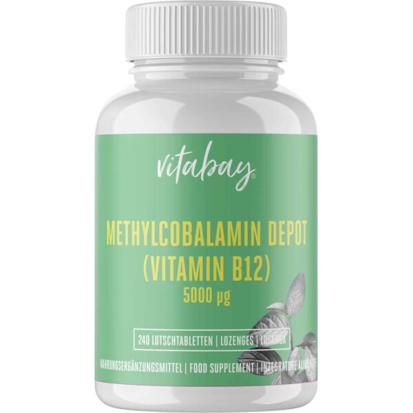 VITAMIN B12 DEPOT 5000 µg Methylcobalam.vegan Lut. 240 St.