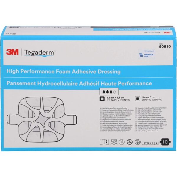 TEGADERM Foam Adhesive FK 8,8x8,8 cm 90610 10 St.