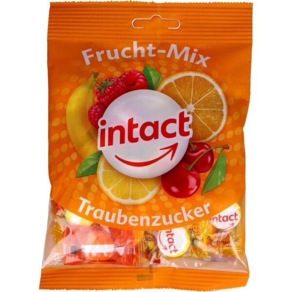 INTACT Traubenzucker Beutel Frucht-Mix 75 g