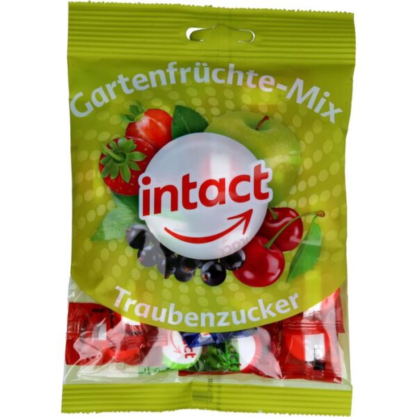 INTACT Traubenzucker Beutel Gartenfrüchte-Mix 75 g