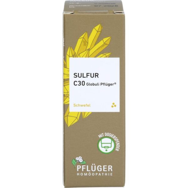 SULFUR C 30 Globuli Pflüger Dosierspender 10 g