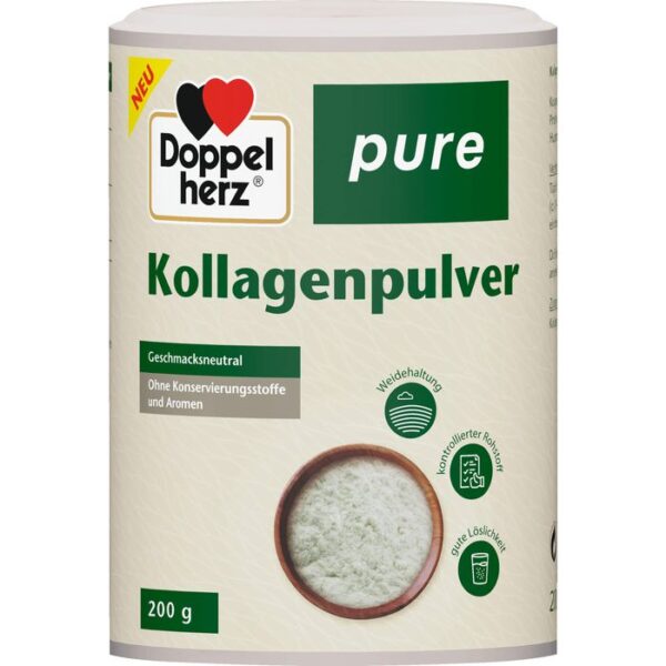 DOPPELHERZ Kollagenpulver pure 200 g