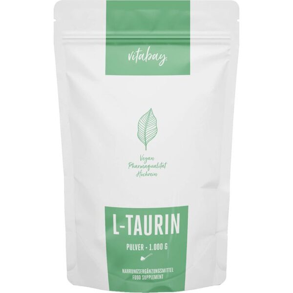 TAURIN PUR 6000 mg vegan Pulver 1000 g