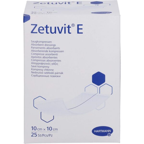 ZETUVIT E Saugkompressen steril 10x10 cm 25 St.