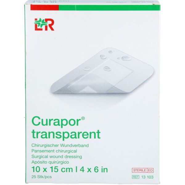 CURAPOR Wundverband steril transparent 10x15 cm 25 St.