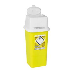 SERVOPRAX Mülleimer Sharpsafe Abwurfbehälter für Kanülen - 7 Liter