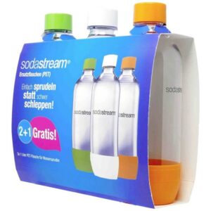 SodaStream Wassersprudler PET Sprudlerflasche 2+1 Pack