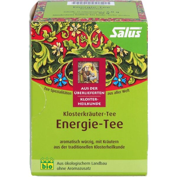 ENERGIE TEE Klosterkräuter-Tee Bio Salus Fbtl. 15 St.