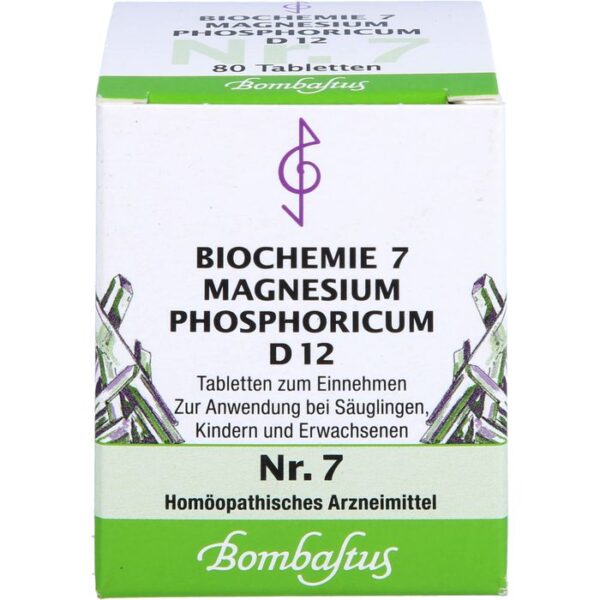 BIOCHEMIE 7 Magnesium phosphoricum D 12 Tabletten 80 St.