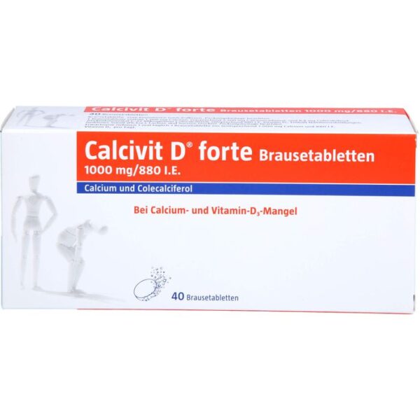 CALCIVIT D forte Brausetabletten 40 St.