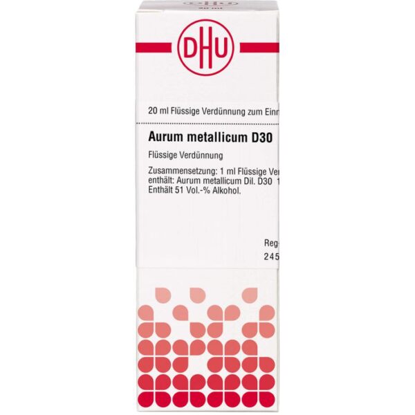 AURUM METALLICUM D 30 Dilution 20 ml