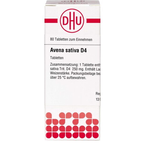 AVENA SATIVA D 4 Tabletten 80 St.