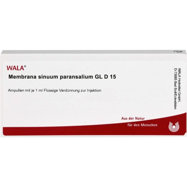 MEMBRANA sinuum paransalium GL D 15 Ampullen 10 ml