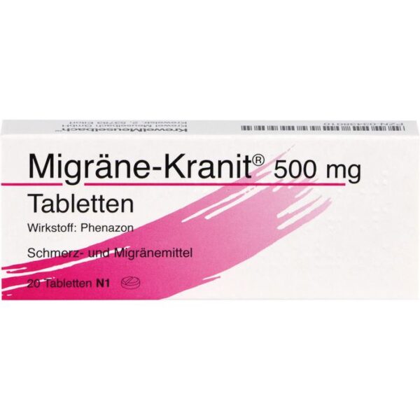 MIGRÄNE KRANIT 500 mg Tabletten 20 St.