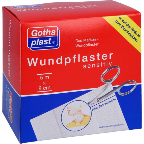 GOTHAPLAST Wundpfl.sensitiv 8 cmx5 m 1 St.