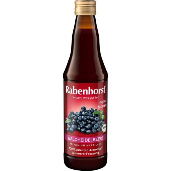 RABENHORST Heidelbeer Bio Muttersaft 330 ml